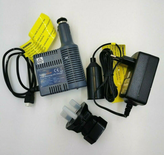 Hobbyzone Carbon Cub Spare Charger for 12V In Car and Mains HBZ1003B