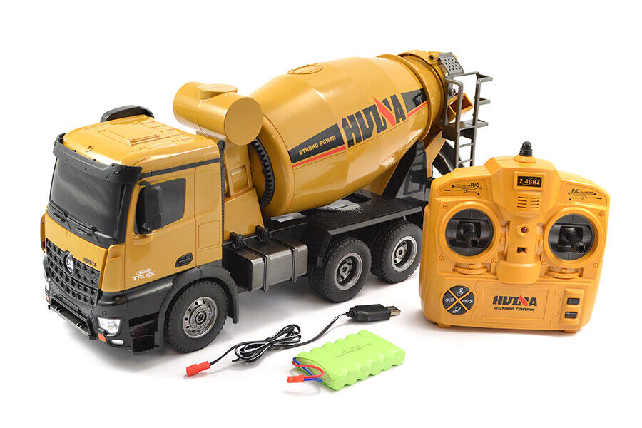 HUINA 1:14 RC MIXER TRUCK 2.4GHz 10 Channel RC Construction Vehicle CY1574