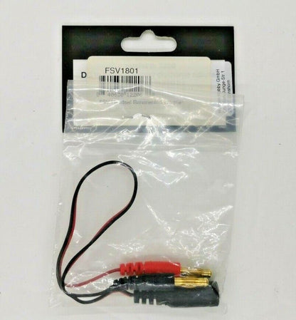 Fat Shark Headset LiPo Charge Lead 4mm Gold Connectors / Banana Lead FSV1801