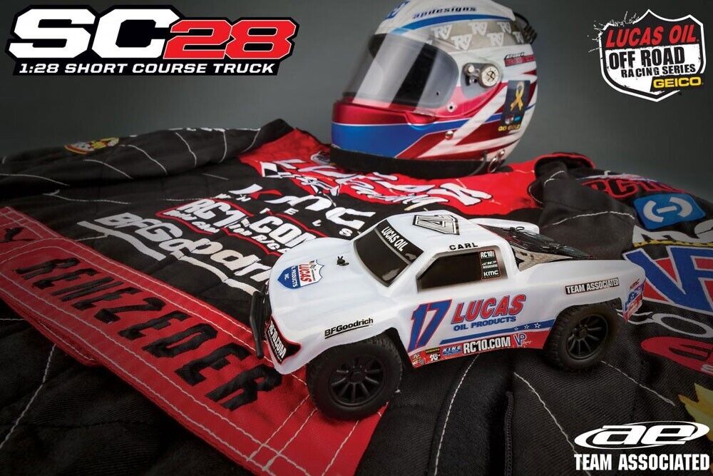 TEAM ASSOCIATED AE QUALIFIER SERIES SC28 1 28 2.4GHz RC SC TRUCK LUCAS OIL ED