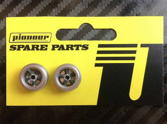 PIONEER SLOT CAR 1:32 Scale TY201201 American Racing 5 Spoke Front Wheels (2)