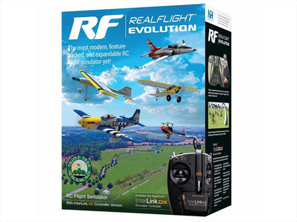 RealFlight Evolution RC Flight Simulator Software with InterLink USB Controller