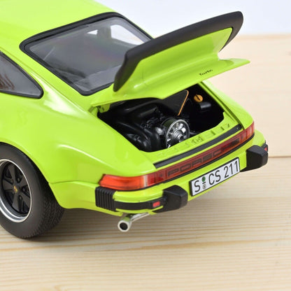 Norev Porsche 911 Turbo 3,0 1976 Light green 1:18 Die-Cast Scale Model