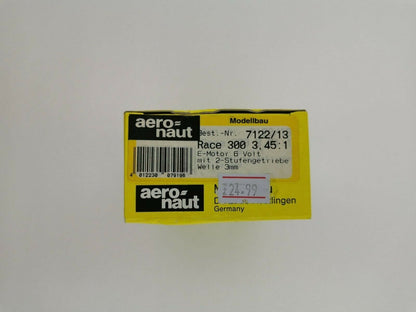 Aero-Naut Race 300 3.45:1 6V Aeronaut Brushed motor with Gearbox 7122/13