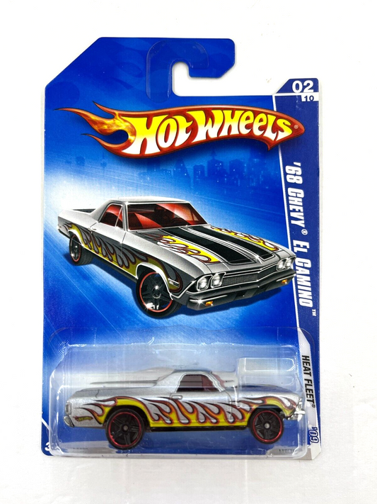 RARE Hot Wheels 2009 '68 Chevy El Camino 02/10 Heat Fleet