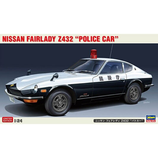 Hasegawa 1:24 Scale NISSAN FAIRLADY Z432 POLICE CAR Plastic Assembly Kit