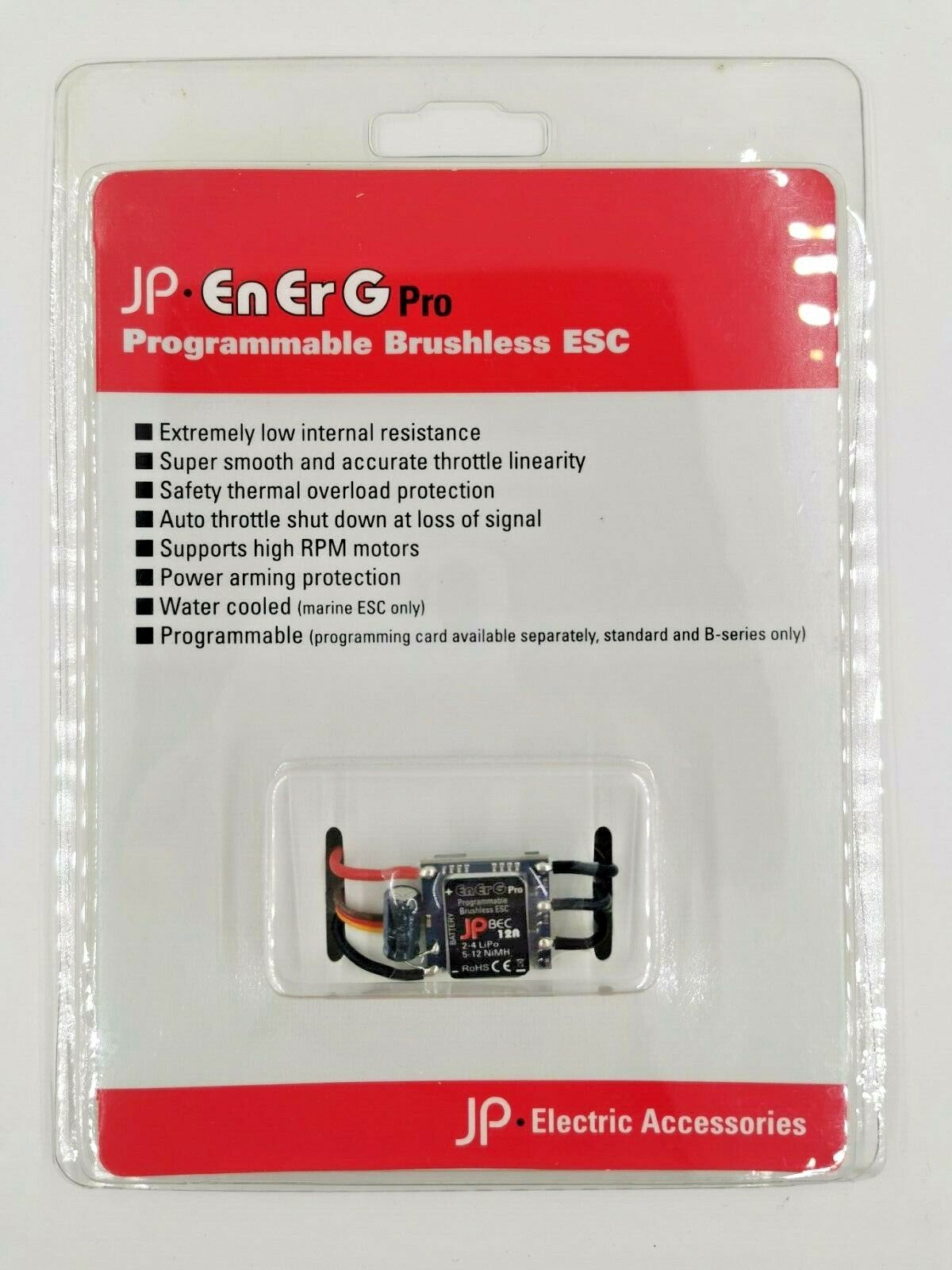 JP EnErG Pro 12A Programmable Brushless ESC BEC 4404865