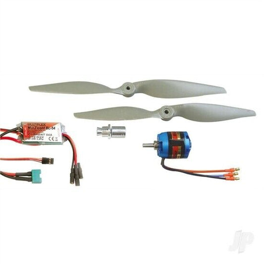 MULTIPLEX ACROMASTER/GEMINI TUNING POWER SET #332640 MOTOR, ESC & PROPS