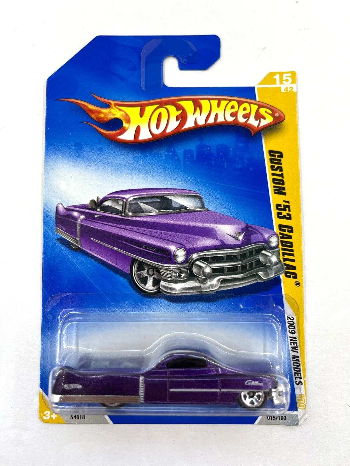 RARE Hot Wheels 2009 Custom '53 Cadillac 15/42 New Models