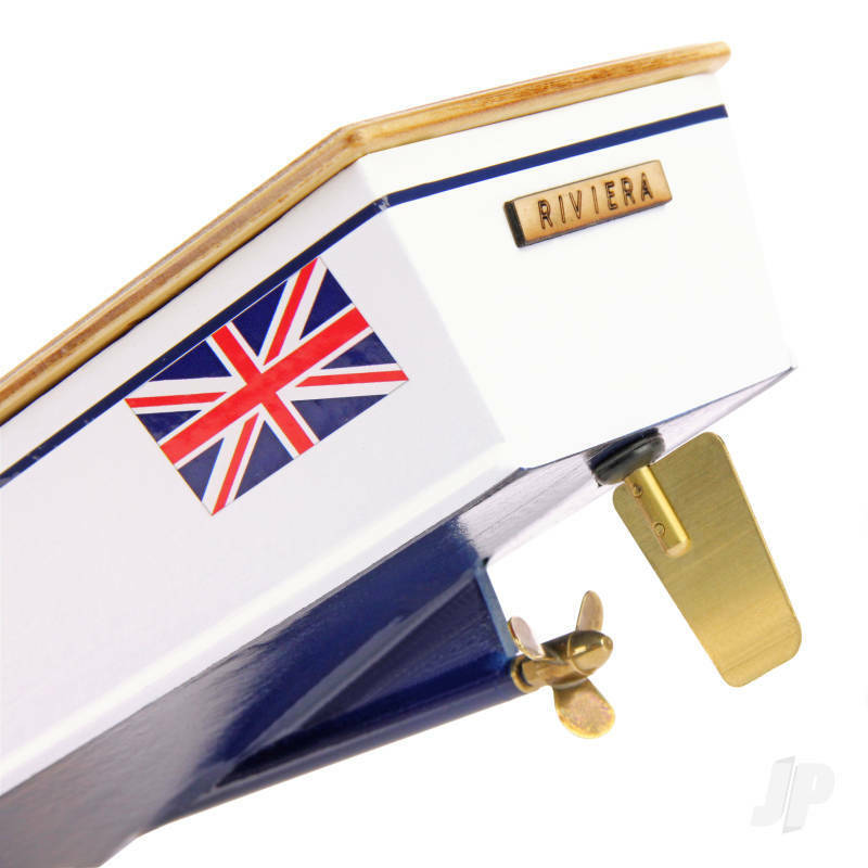 The Wooden Model Boat Company Riviera Motor Boat Kit 400mm